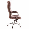 Кресло Everprof King M экокожа коричневый (EC-370 M PU brown)