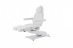 Педикюрное кресло электрическое MED-MOS ММКП-3 (КО-195DP) белый с ножной педалью и ПУ